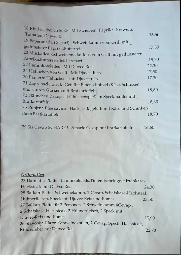 Menu_Balkan Grillspezialitäten_Bayreuth_immagine_2