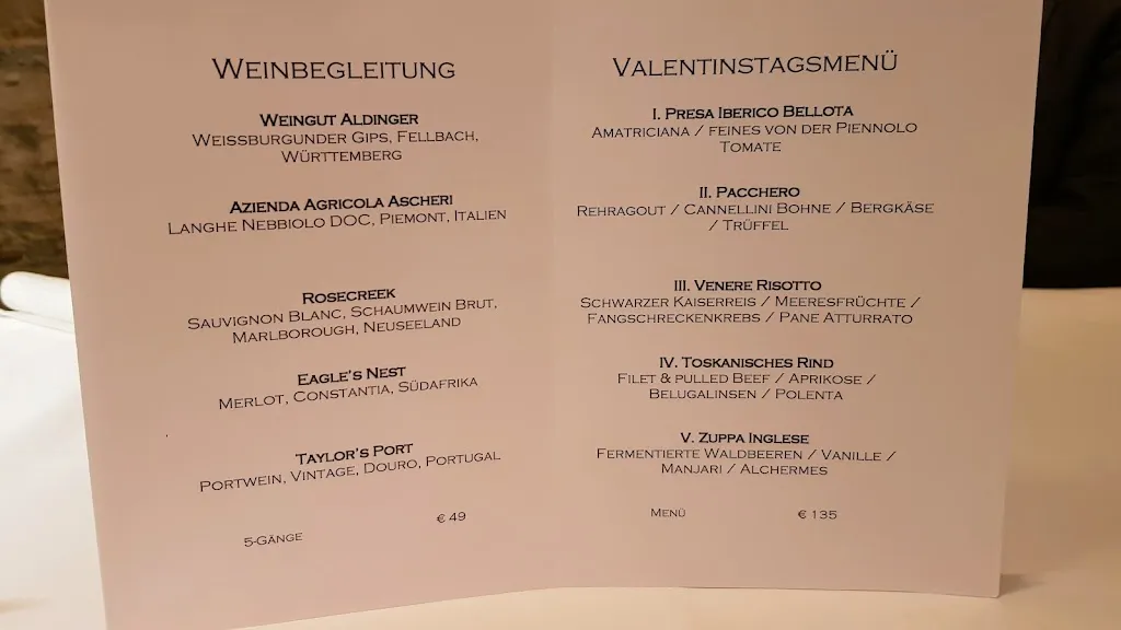 Menu_Restaurant Schloss Filseck_Uhingen_image_1
