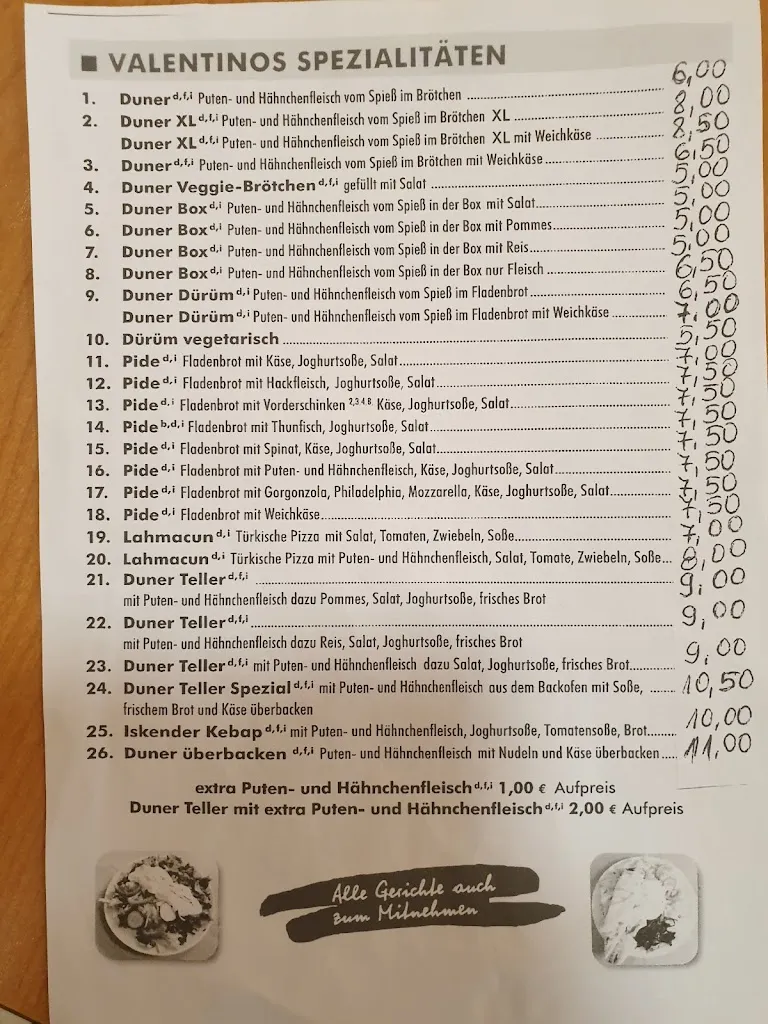 Menu_Valentinos Pizza-Grill_Kelheim_immagine_3