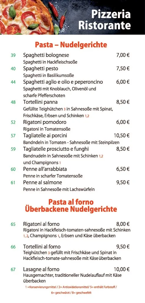 Menü_La Piccola Italia Pizzeria Ristorante Deggingen_Deggingen_Bild_3