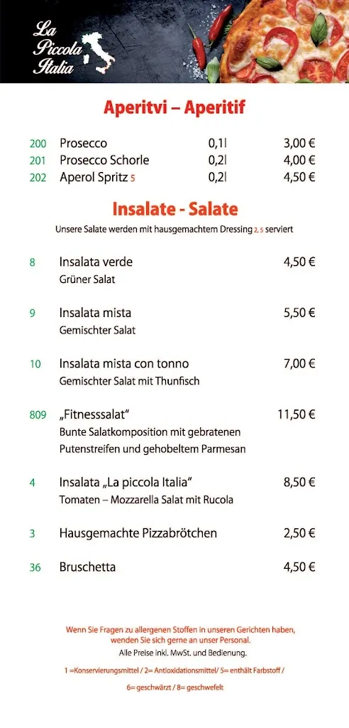 Menü_La Piccola Italia Pizzeria Ristorante Deggingen_Deggingen_Bild_4