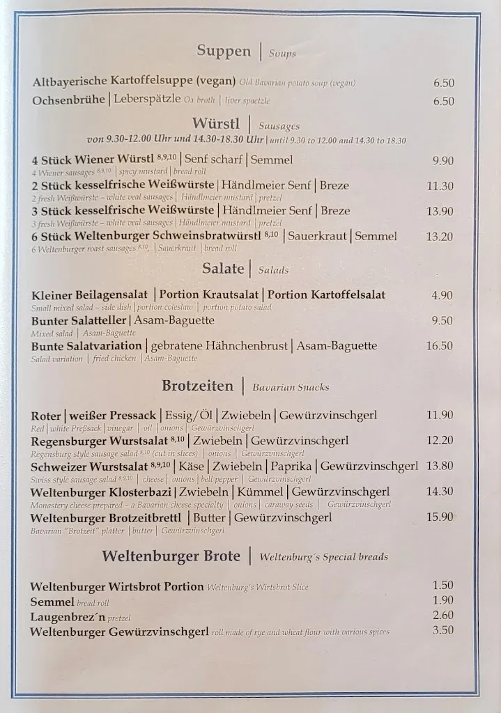 Menu_Klosterschenke Weltenburg_Kelheim_image_2