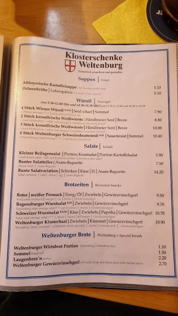 Menu_Klosterschenke Weltenburg_Kelheim_image_3