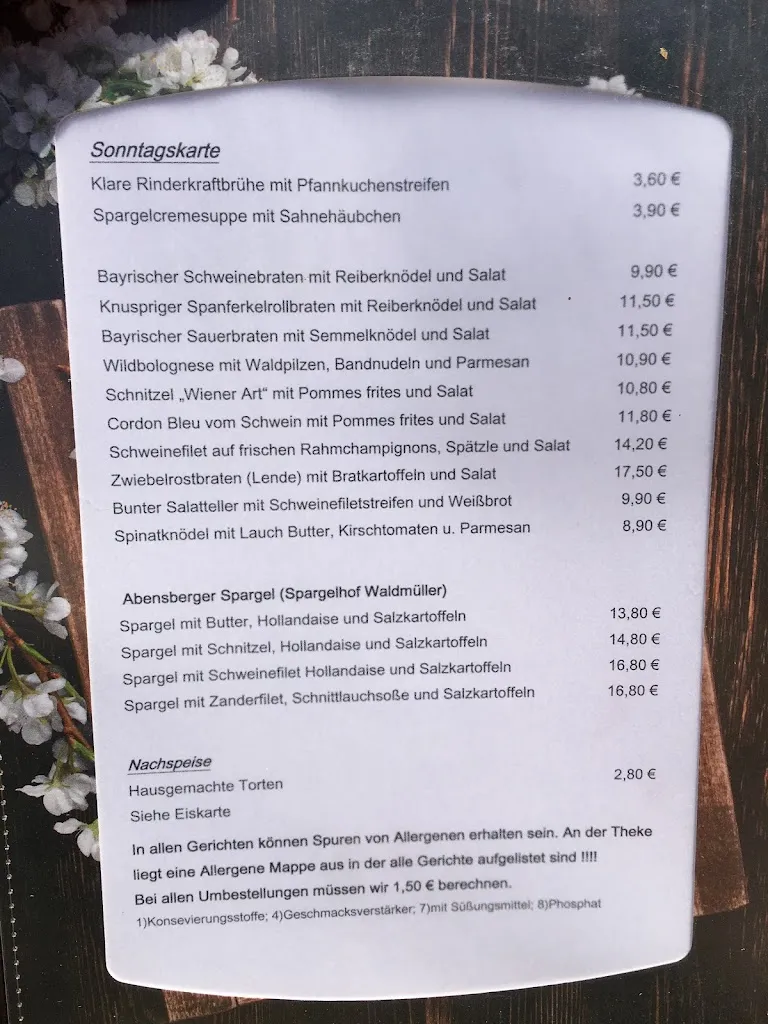 Menu_Landgasthof Meinzer_Donau_immagine_1