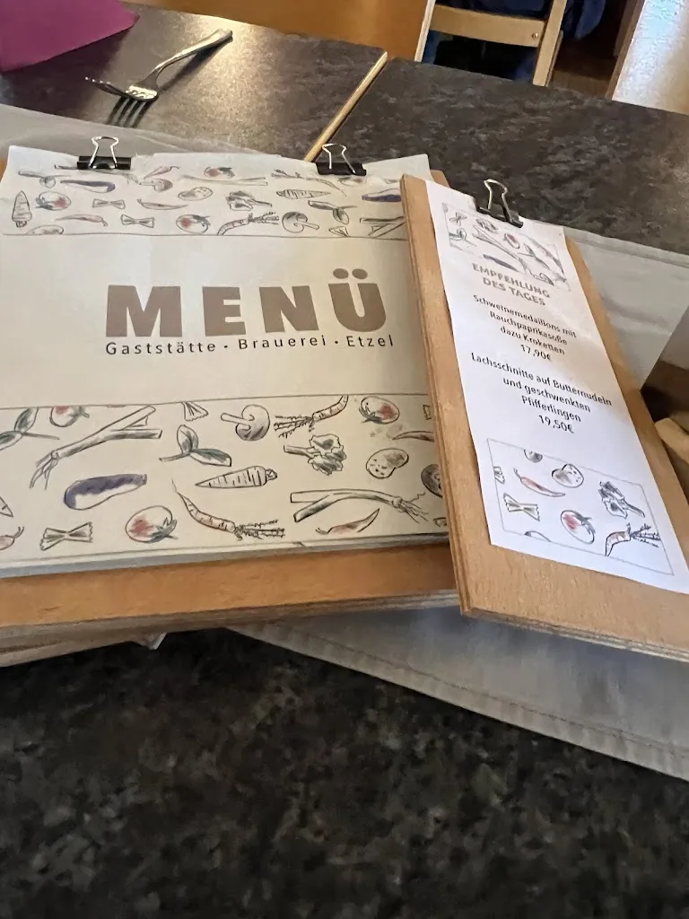 Menu_Gaststätte Brauerei Etzel_Amorbach_immagine_4