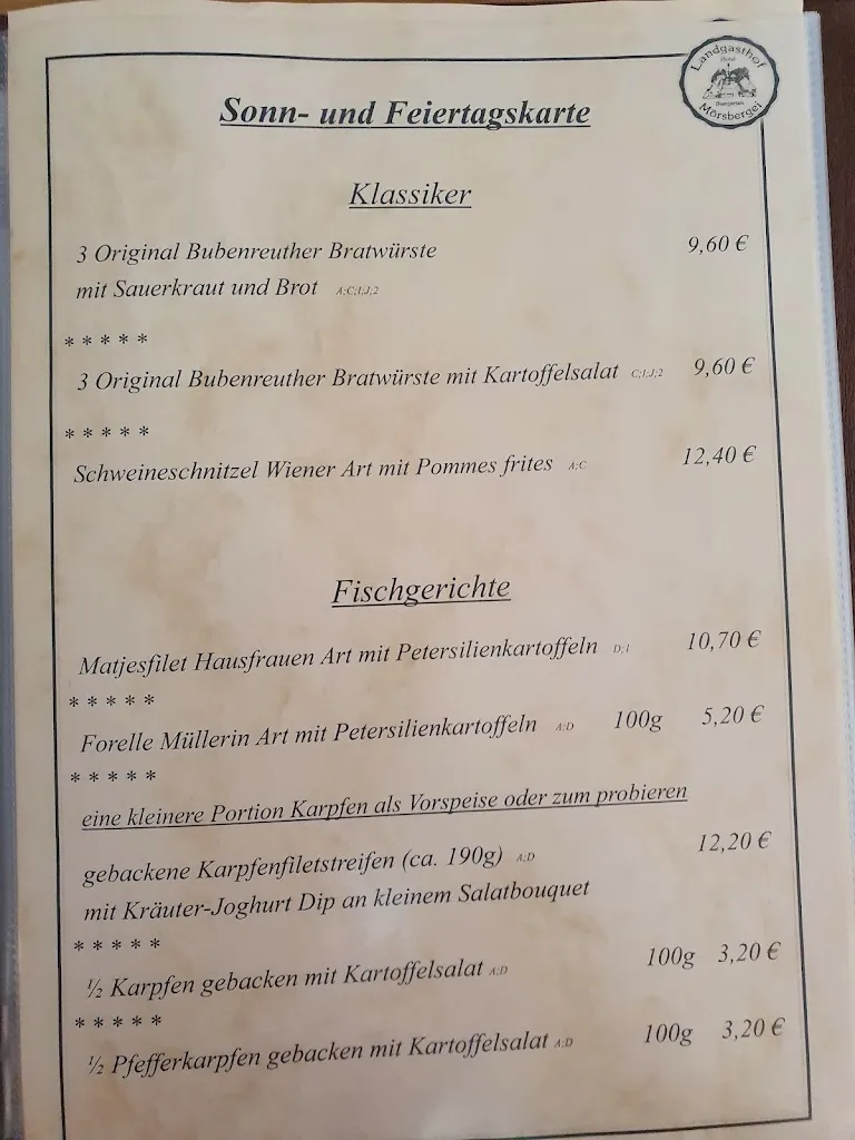 Menu_Country inn Mörsbergei_Bubenreuth_immagine_1
