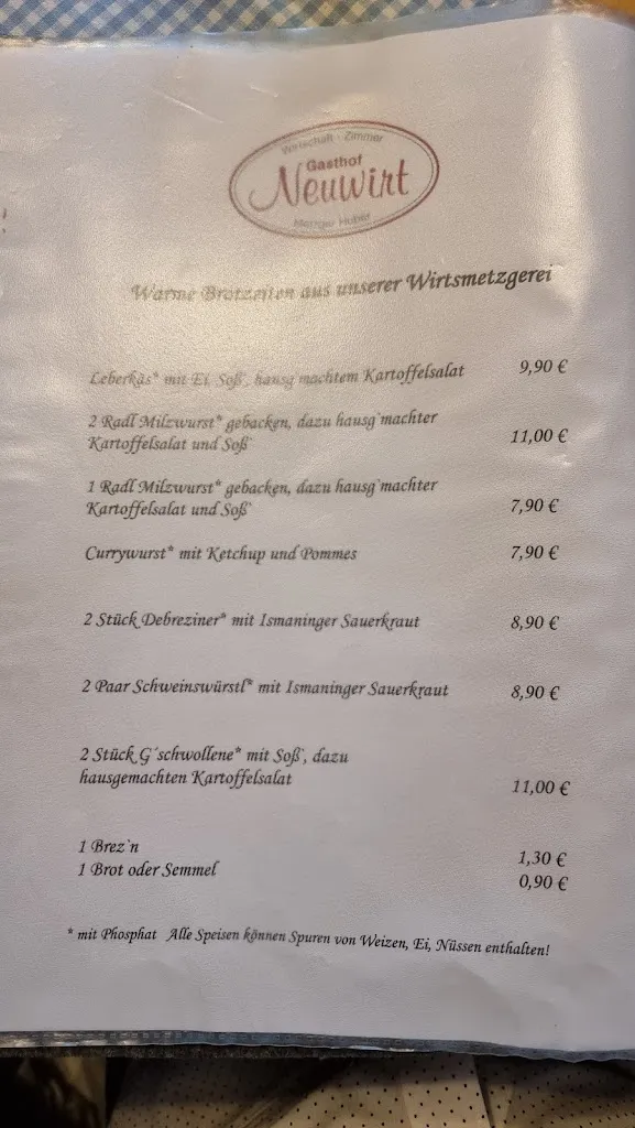 Menu_Gasthof Neuwirt_München_image_3