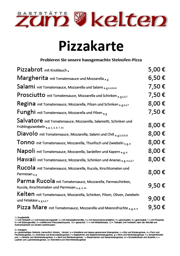 Menu_Gaststätte zum Kelten_München_immagine_1