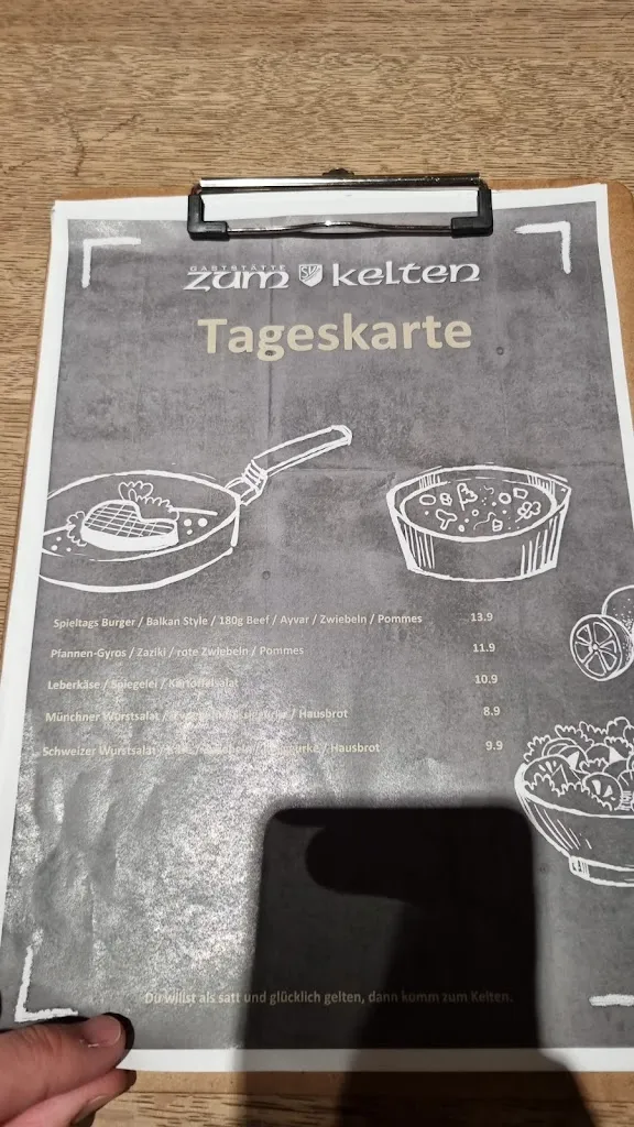 Menu_Gaststätte zum Kelten_München_immagine_3