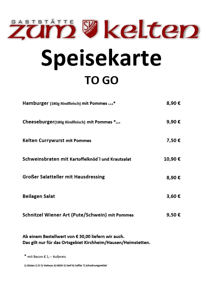 Menu_Gaststätte zum Kelten_München_immagine_4