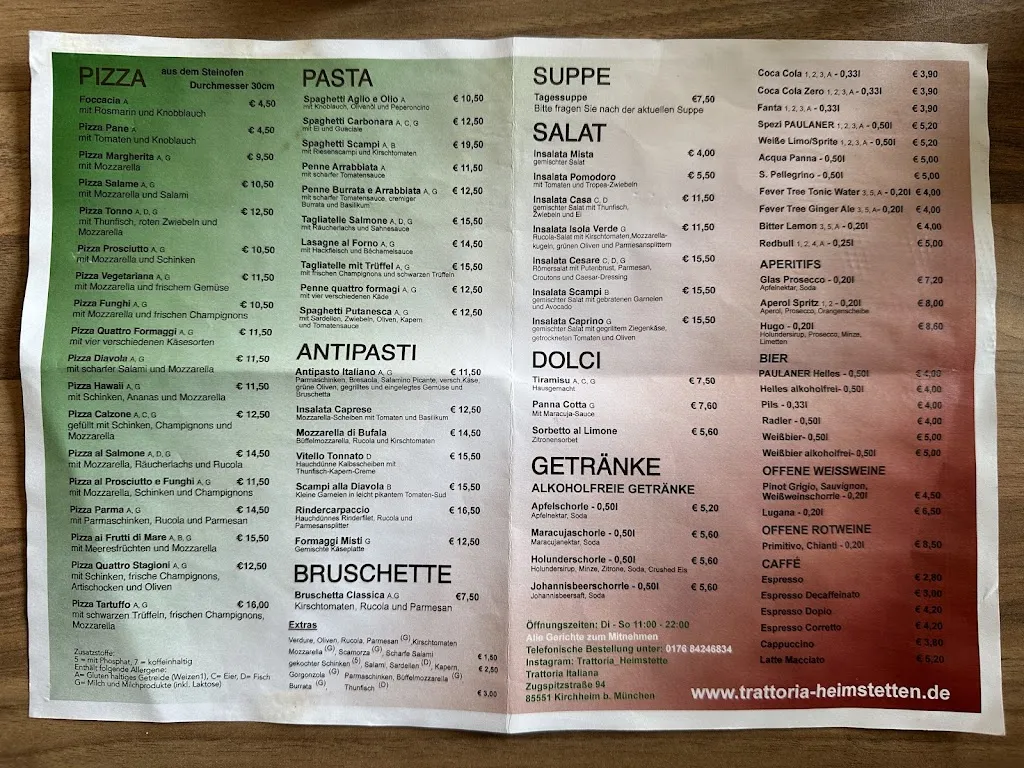 Menu_Trattoria Italiana_München_image_3