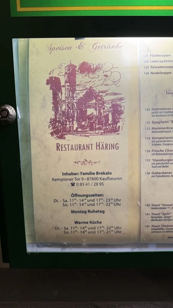 Menu_Gaststätte Zum Häring_Kaufbeuren_image_2