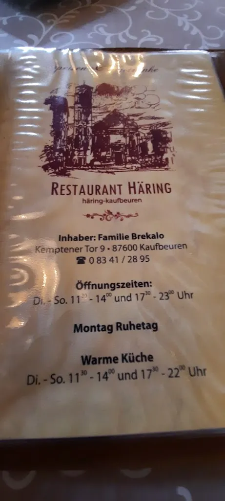 Menu_Gaststätte Zum Häring_Kaufbeuren_image_3