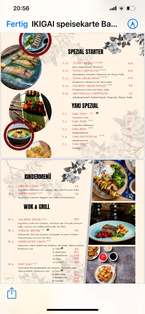 Menu_Ikigai Asian Cuisine Backnang_Backnang_image_4