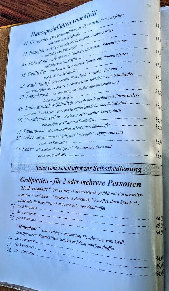 Menu_Restaurant Tell_Kaufbeuren_immagine_1