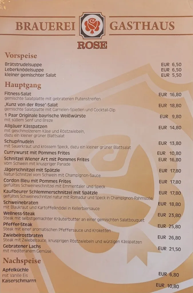 Menu_Gasthof Rose_Kaufbeuren_image_1