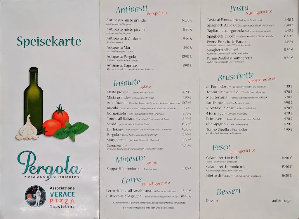 Menu_Restaurant Pergola_Kaufbeuren_immagine_1