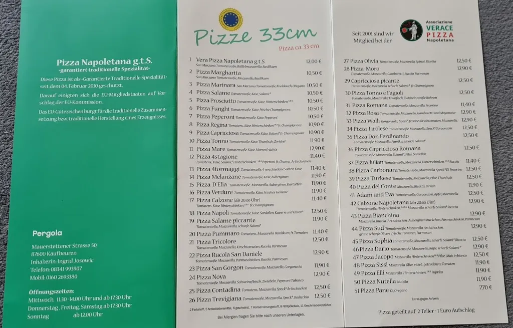 Menu_Restaurant Pergola_Kaufbeuren_immagine_2