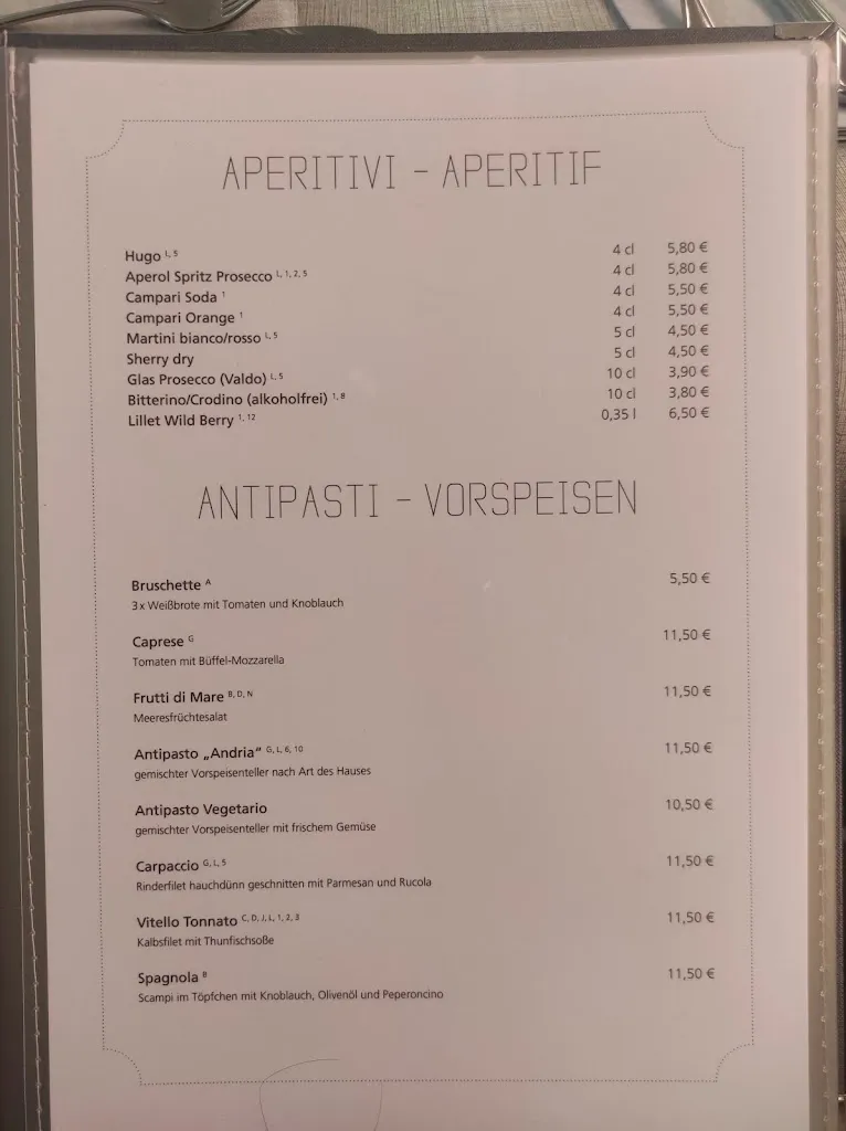 Menu_Ristorante Andria_Kaufbeuren_image_3