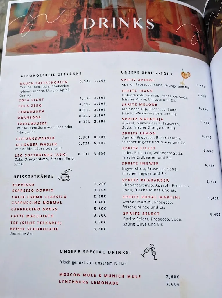 Menu_Vino Restaurant, Bar mit Lieferservice und Catering - Kaufbeuren_Kaufbeuren_immagine_1