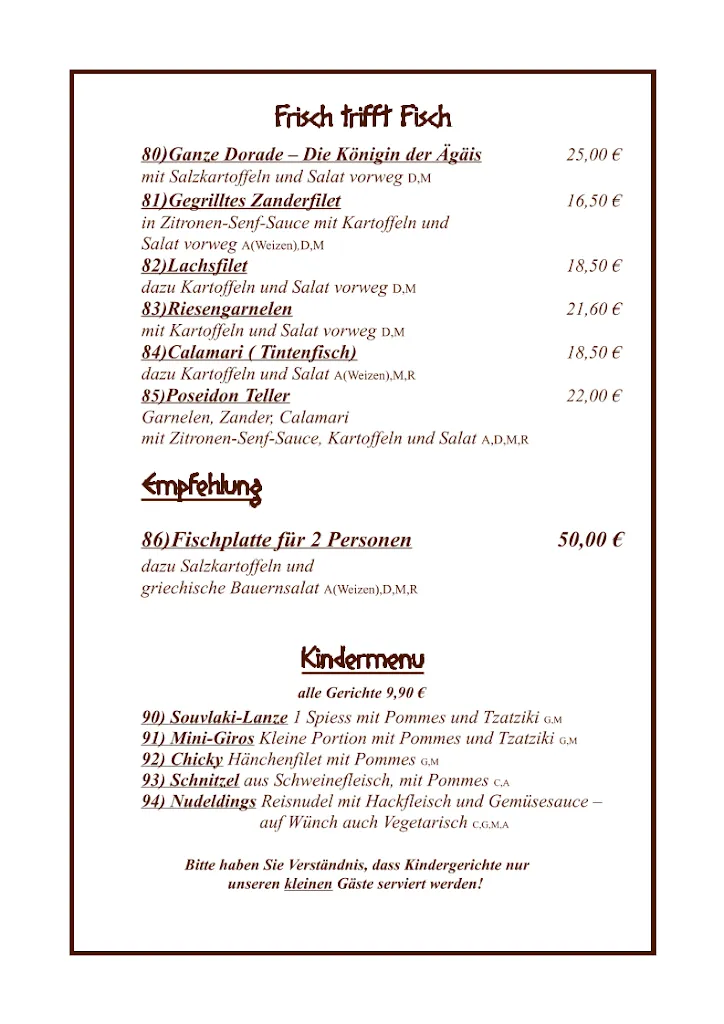 Menu_Restaurant Mediterrano - Der Grieche_Kaufbeuren_immagine_4