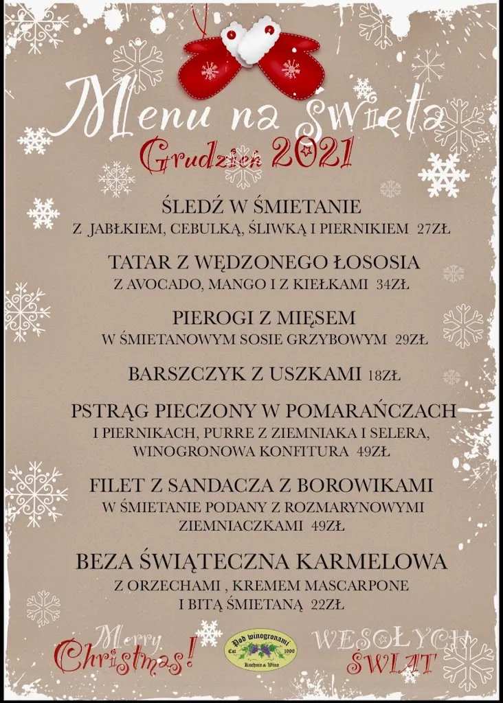 Menu_Pod Winogronami_Poland_image_1
