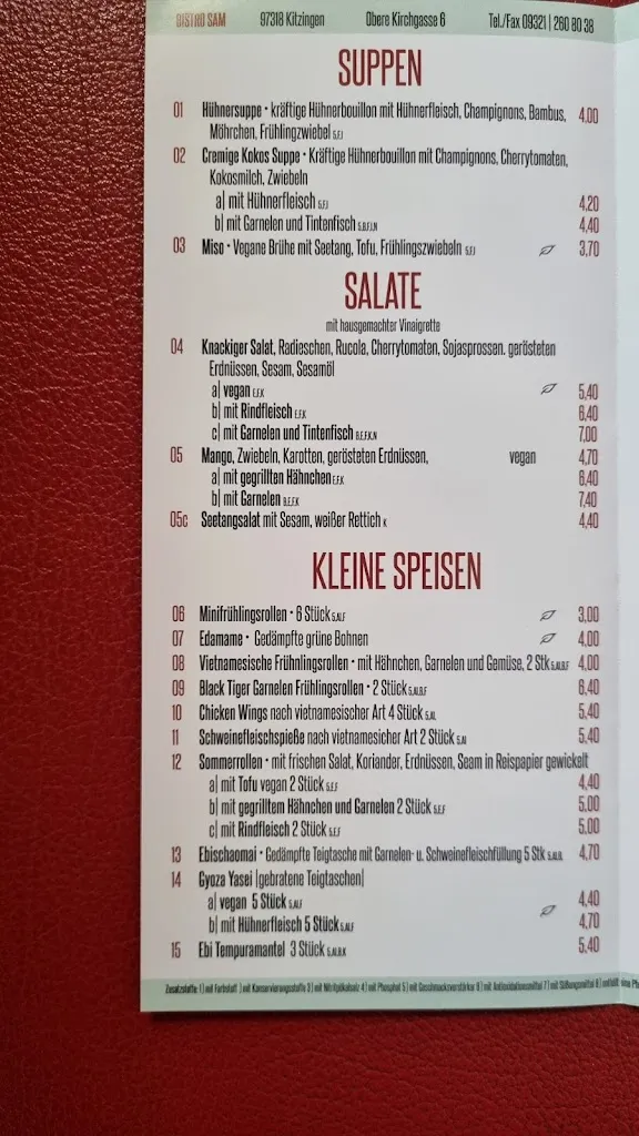 Menu_Bistro Sam_Kitzingen_image_1