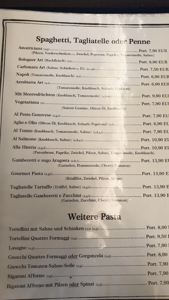 Menu_RESTAURANT PIZZERIA HISTRIA_Kolbermoor_image_1
