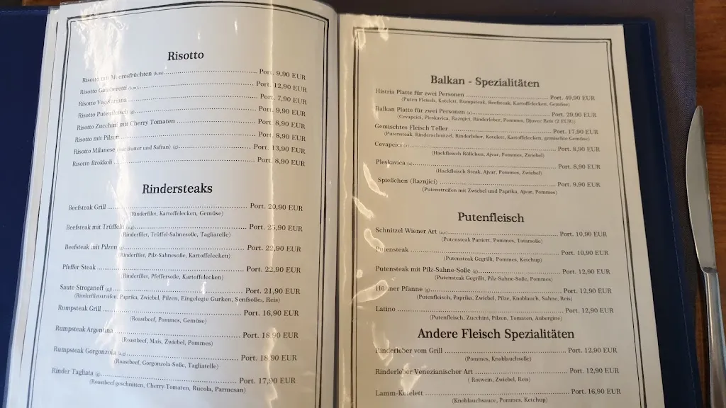 Menu_RESTAURANT PIZZERIA HISTRIA_Kolbermoor_image_2