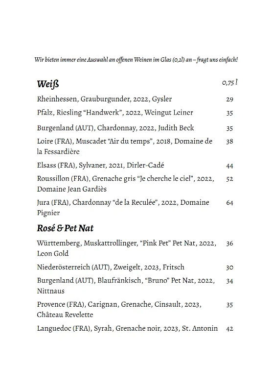 Menü_Wallerei - Essen | Trinken | Schlafen_See_Bild_2