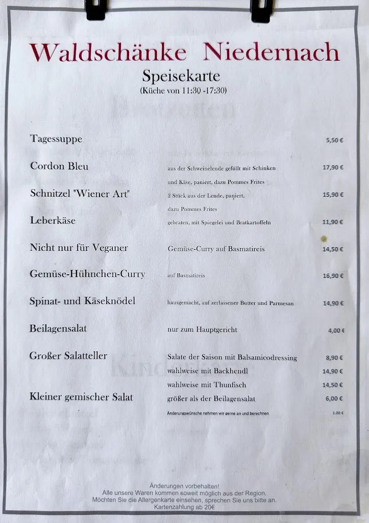 Menu_Waldschänke Niedernach_Jachenau_image_1
