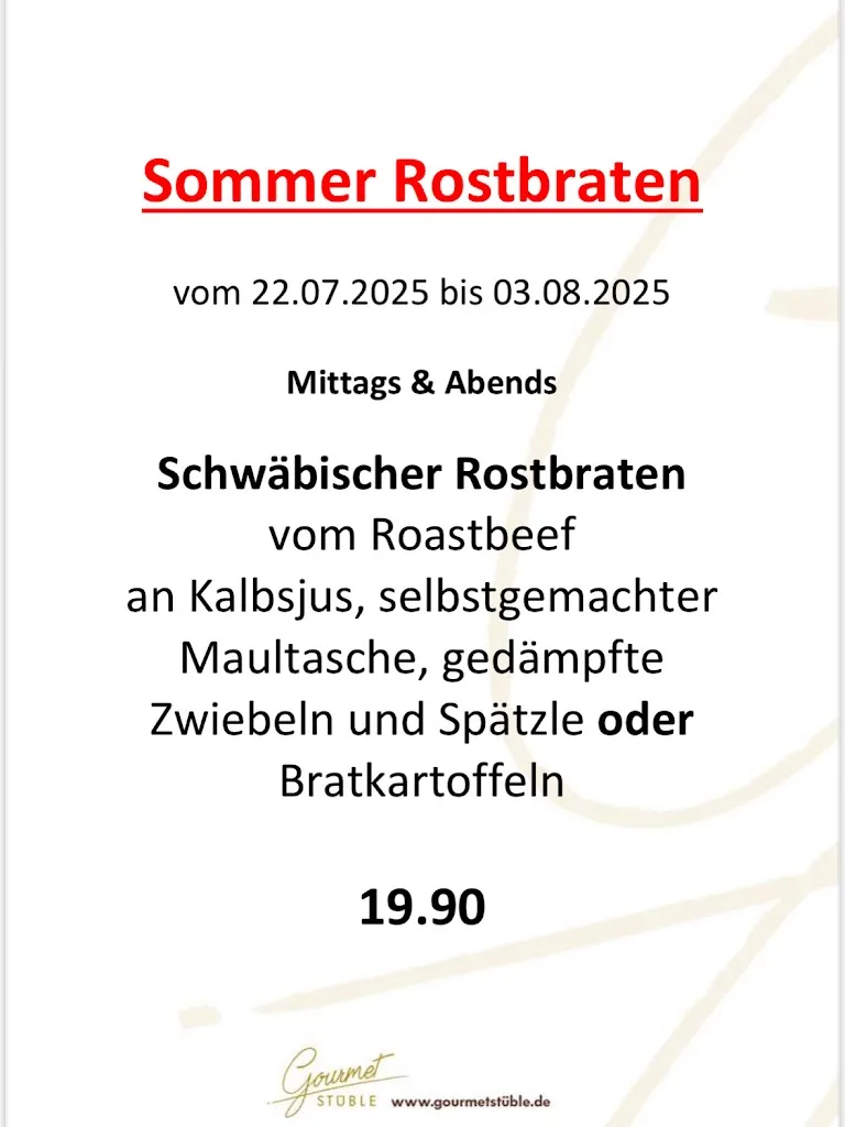 Menu_Gourmetstüble_Teck_immagine_1