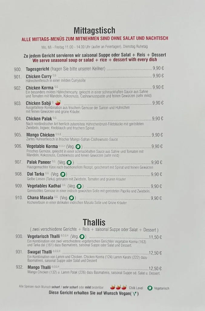 Menu_Indisches Restaurant Swagat in Kirchheim Teck_Teck_image_3