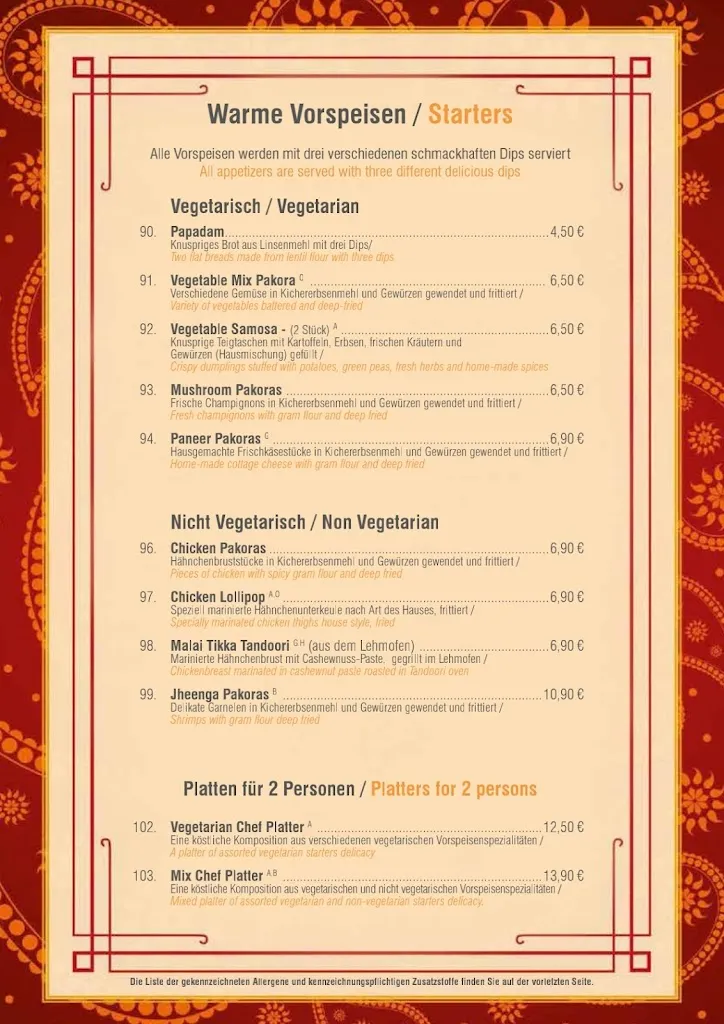 Menu_Indisches Restaurant Ganesha in Kirchheim Teck_Teck_image_4