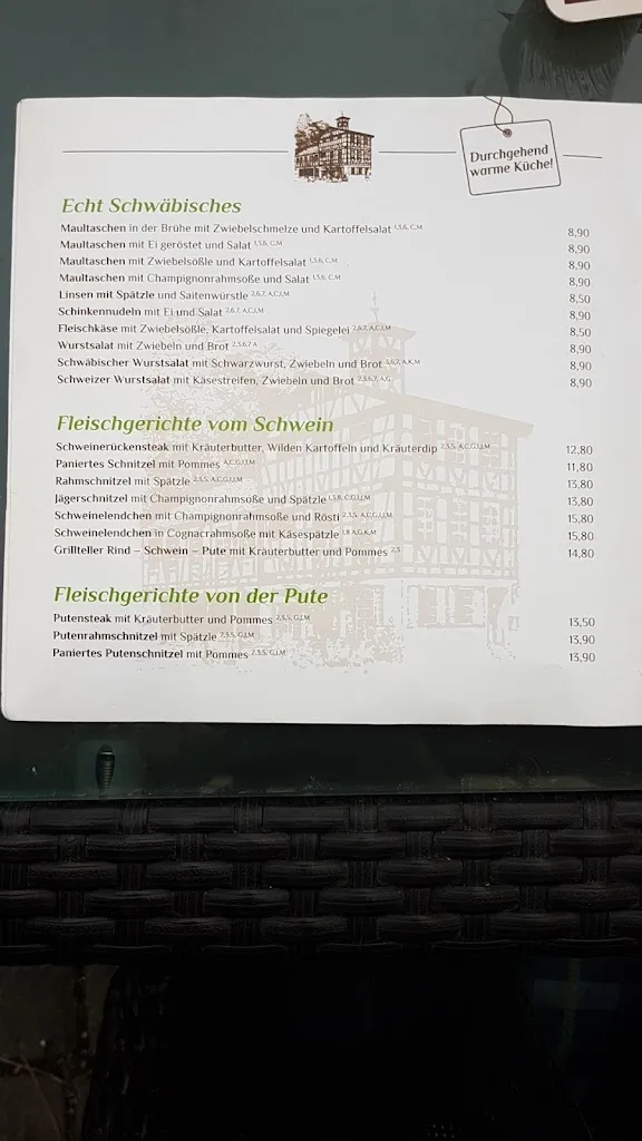 Menu_Ristorante Pizzeria Altes Wachthaus_Teck_immagine_3