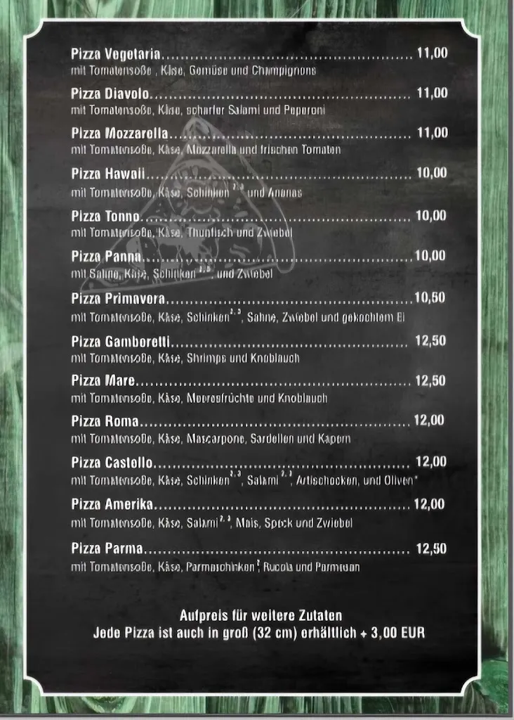 Menu_Pizzeria il Castello_Künzing_immagine_2
