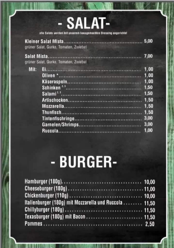 Menu_Pizzeria il Castello_Künzing_immagine_4