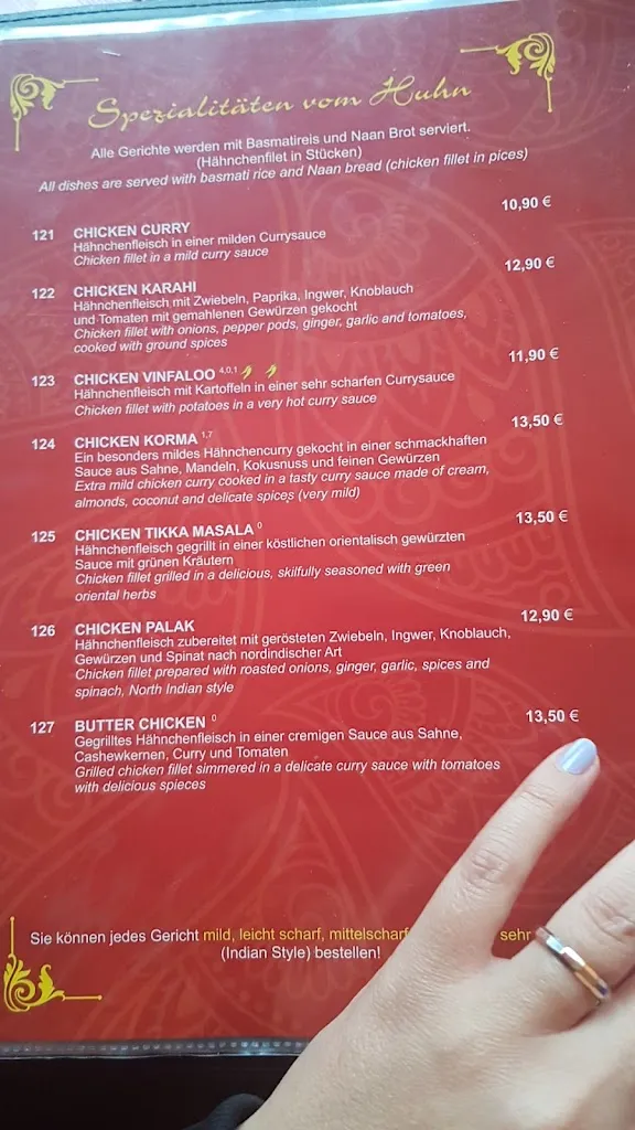 Menu_GANESHA Tandoori Restaurant_Kulmbach_immagine_1