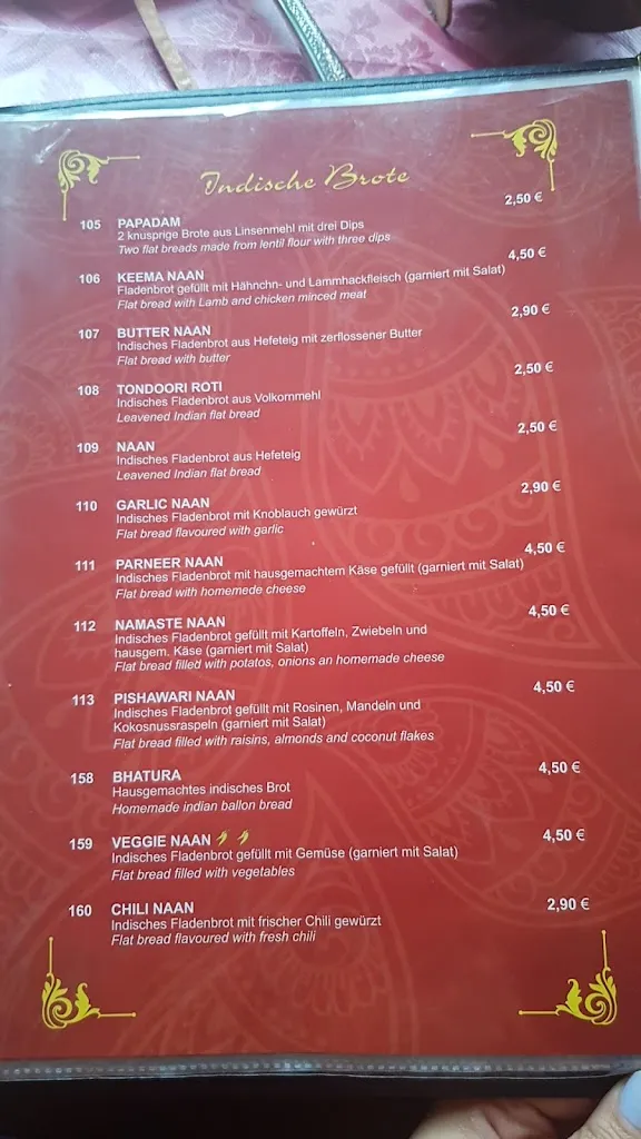 Menu_GANESHA Tandoori Restaurant_Kulmbach_immagine_2