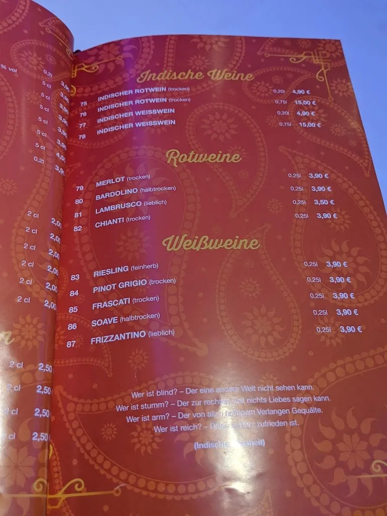 Menu_GANESHA Tandoori Restaurant_Kulmbach_immagine_3