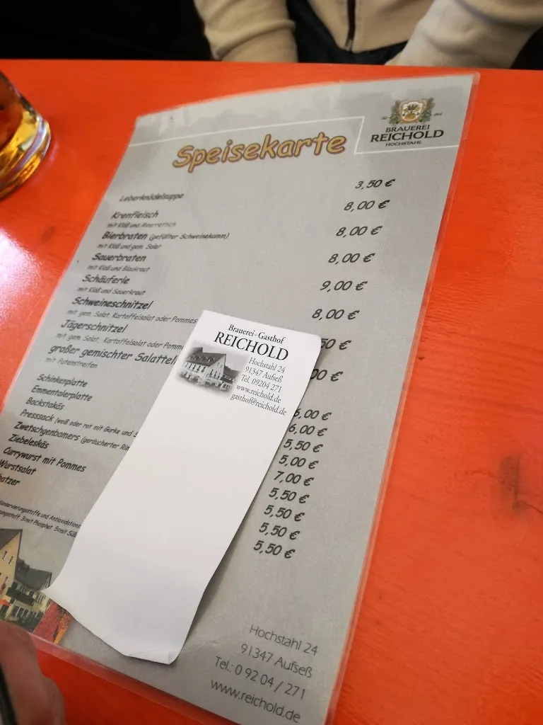 Menu_Brauerei Gasthof Reichold_Aufseß_image_4