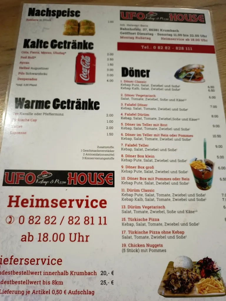 Menu_UFO Kebap & Pizza House__image_4