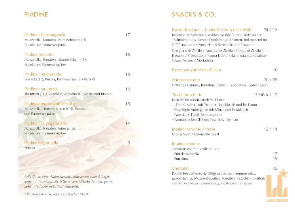 Menu_Lago Lounge - Bar & Lounge Marina Lachen_Lachen_image_1