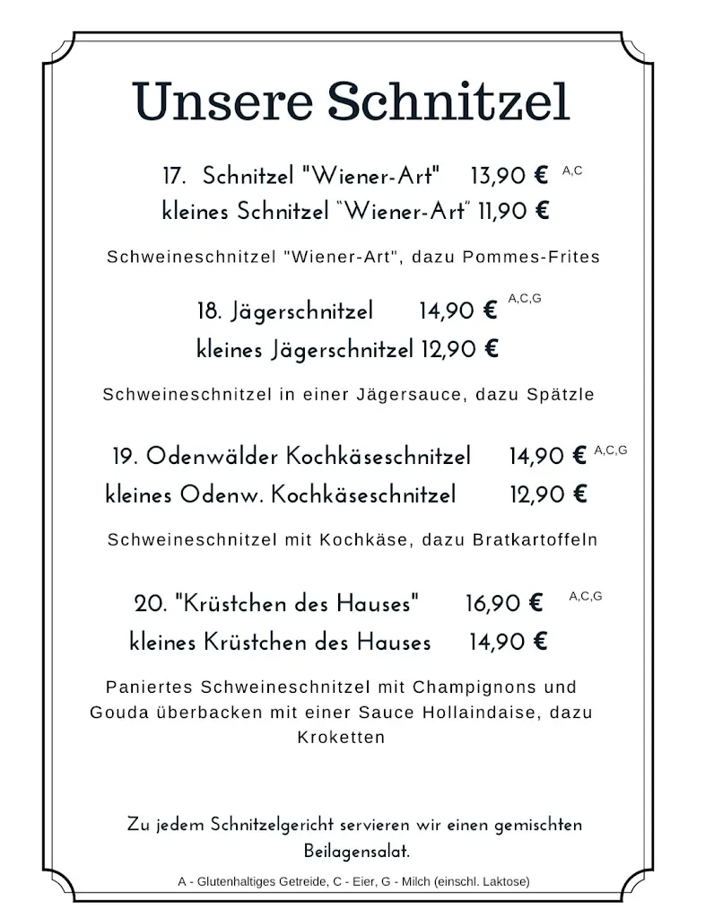Menu_Gaststätte „Am Felsenmeer