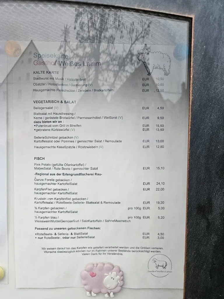 Menu_Gasthof Weißes Lamm_Pegnitz_image_1