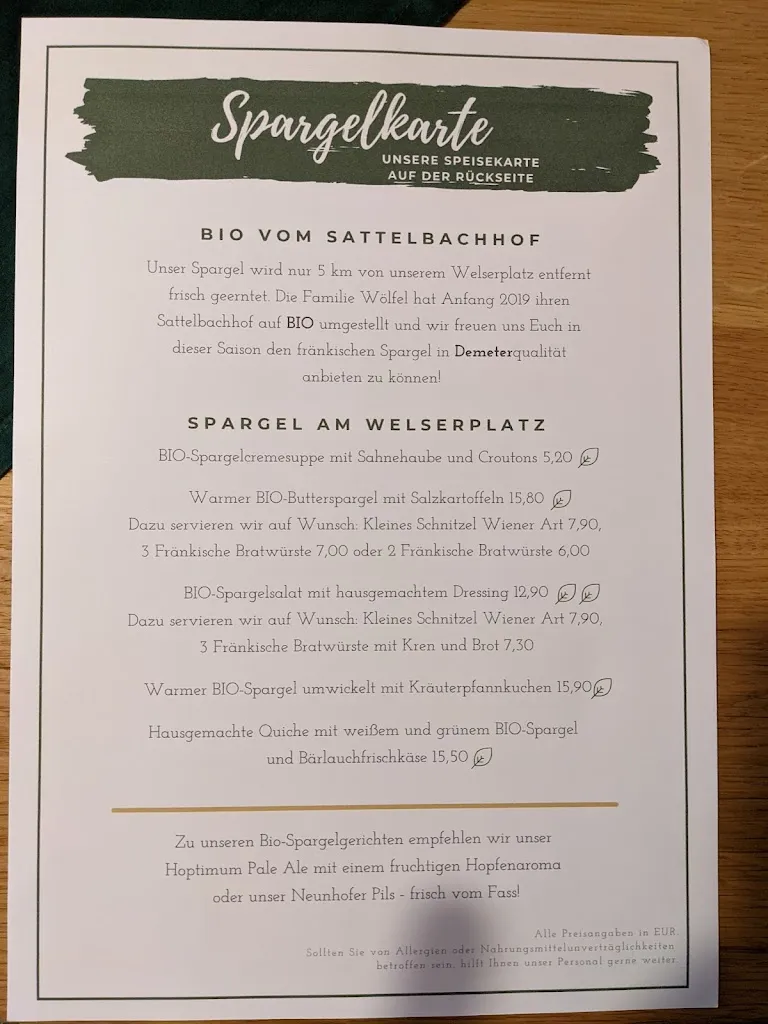 Menu_Brauerei Gasthof Wiethaler_Pegnitz_immagine_4