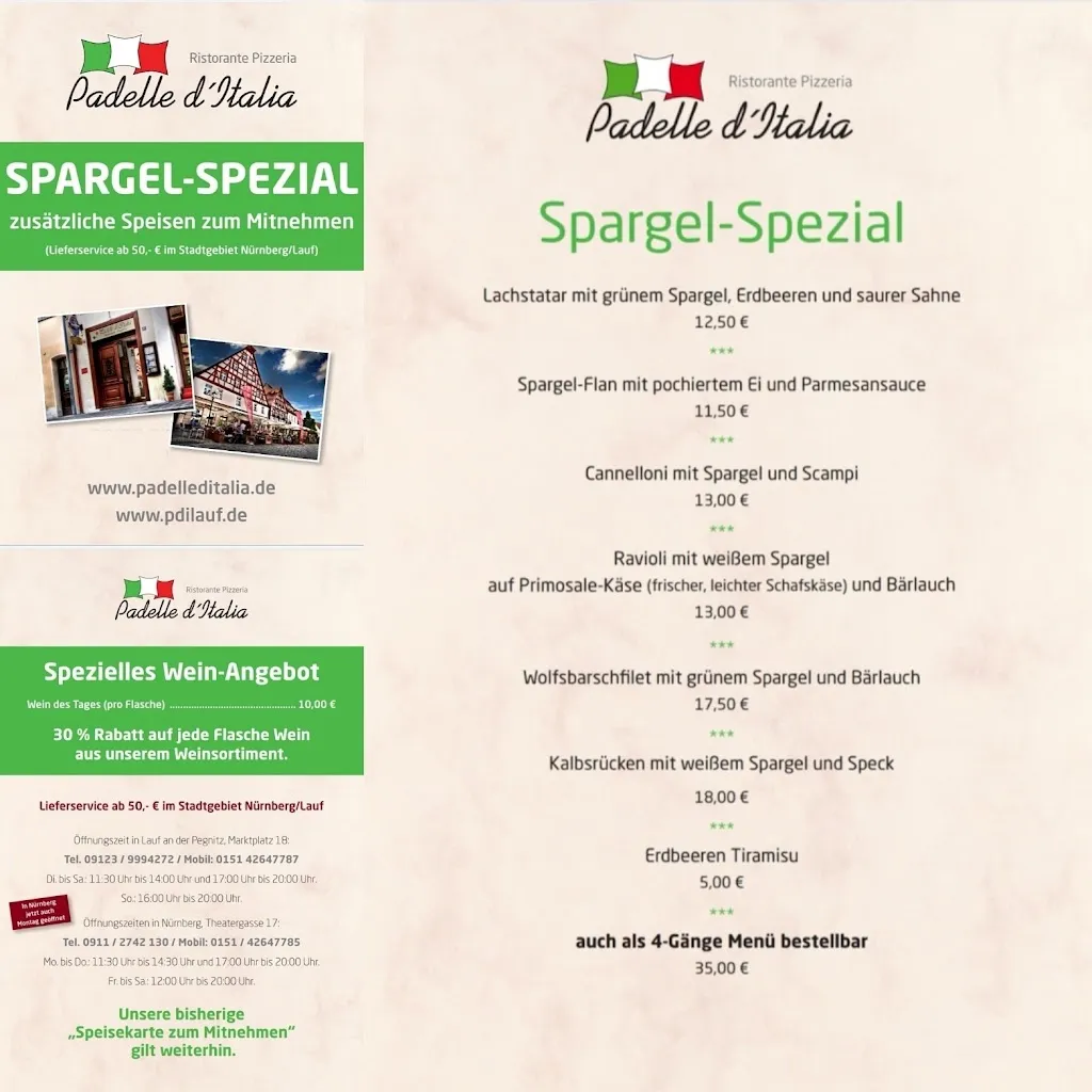 Menu_Padelle d'Italia Lauf_Pegnitz_image_1