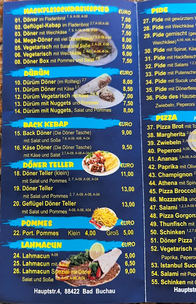 Menu_Ömers Döner Kebap_Buchau_immagine_2