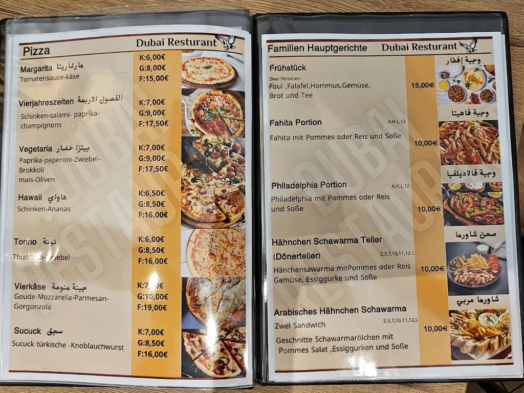 Menu_Dubai Restaurant_Pegnitz_immagine_2