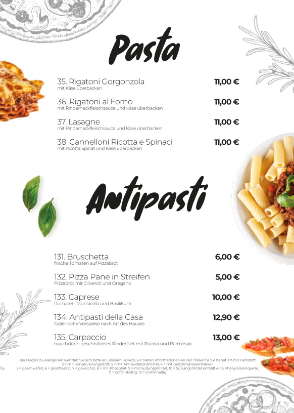 Menu_Holzofen Pizza La Piazza_Pegnitz_immagine_2